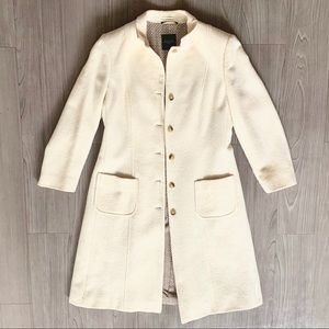 SOLD MaxMara Weekend Cream Wool Viscose Coat